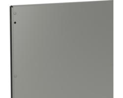 Panelpaket biohort MIDI für DaVinci 0,5m 2 Paneele quarzgrau-metallic