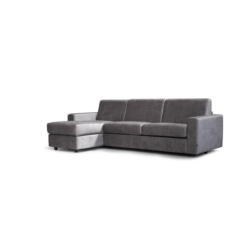 Eckschlafsofa in Grau