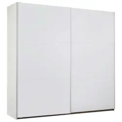 Schwebetürenschrank in Weiß