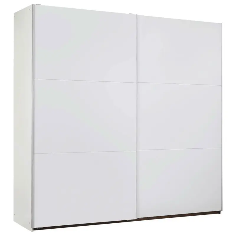 Schwebetürenschrank in Weiß