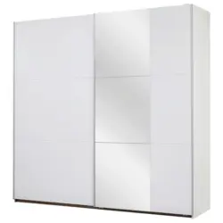 Schwebetürenschrank in Weiß