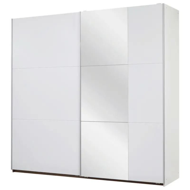 Schwebetürenschrank in Weiß