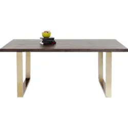 Esstisch in Metall, Holzwerkstoff 180/90/76 cm