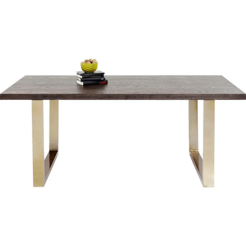 Esstisch in Metall, Holzwerkstoff 180/90/76 cm