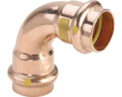 Bogen Viega Profipress G 90° I/I 2616 54 mm für Gas 345 525