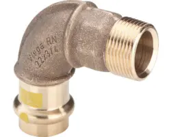 Bogen Viega Profipress G 90° 2614 18x3/4" AG für Gas 345 761