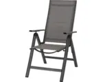 Hornbach Gartenstuhl acamp spring 59 x 119 x70 cm Aluminium anthrazit klappbar