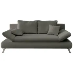 Schlafsofa in Webstoff Anthrazit