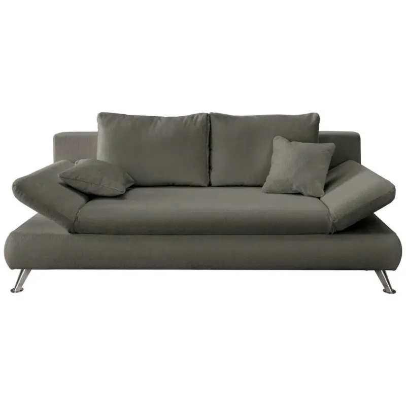 Schlafsofa in Webstoff Anthrazit