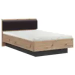 XXXLutz Lauterach - Ihr Möbelhaus bei Bregenz Bett 140/200 cm in Schwarz, Dunkelgrau, Eiche Artisan