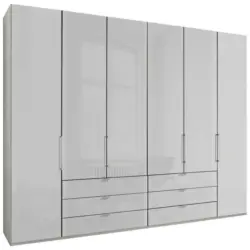 Drehtürenschrank in Weiß