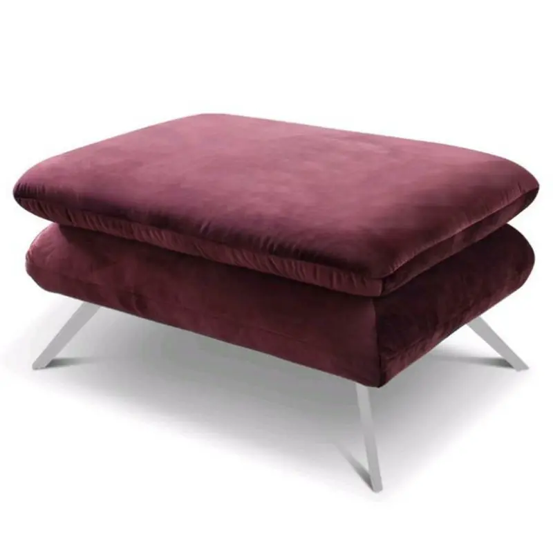 Hocker in Textil Lila