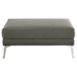 Hocker in Textil Graphitfarben