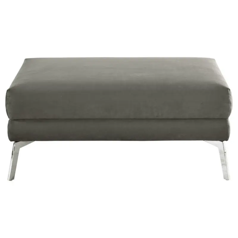 Hocker in Textil Graphitfarben