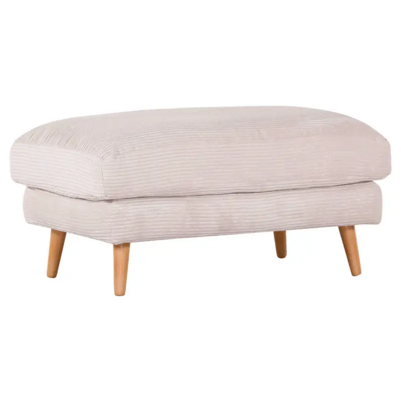 Hocker in Textil Beige
