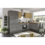 XXXLutz Lauterach - Ihr Möbelhaus bei Bregenz Eckküche 310/170 cm in Anthrazit, Grau, Eiche Artisan