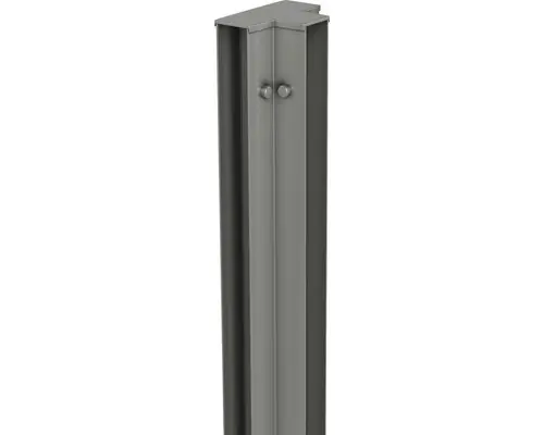 Aluminium-T-Profil biohort MINI für DaVinci quarzgrau-metallic