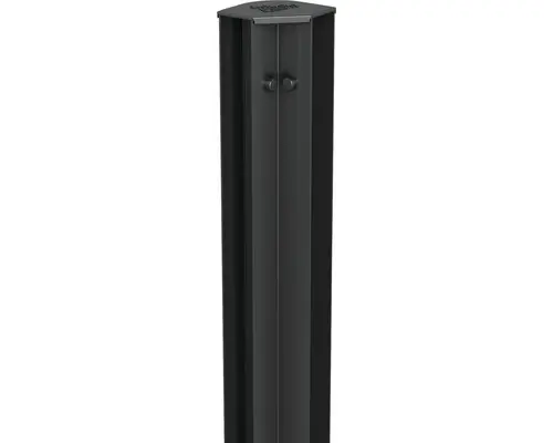 Aluminium-Eckprofil biohort MINI DaVinci dunkelgrau-metallic