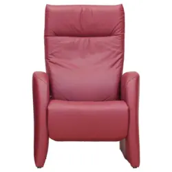 Relaxsessel in Leder Rot