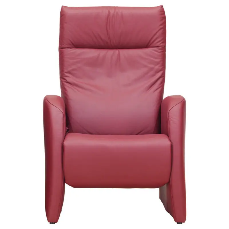 Relaxsessel in Leder Rot
