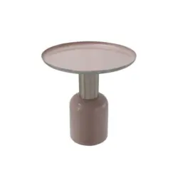Beistelltisch in Metall 50/50/52 cm