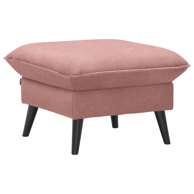 Hocker in Textil Rosa