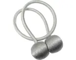 Hornbach Raffhalter Flex-S mit Magnet silber 48 cm