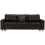 XXXLutz Lauterach - Ihr M&ouml;belhaus bei Bregenz Schlafsofa in Lederlook Schwarz