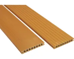 Terrassendiele GCC (German Compact Composite) Eiche alpin wildbeige 21x145x2000 mm inkl. Cradle-to-Cradle Gold-Zertifizierung