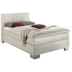Boxspringbett 140/200 cm in Beige