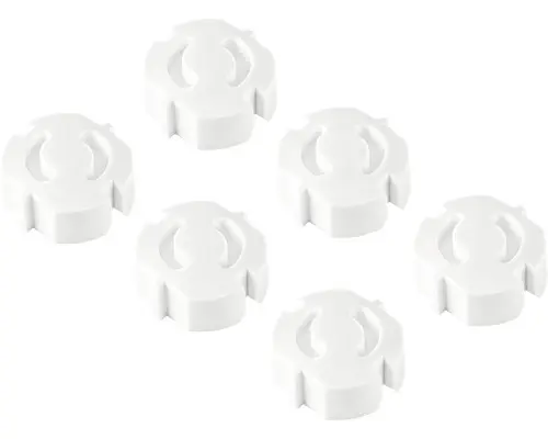 Guardino Steckdosenkappe Berührungsschutz weiß 6 Stück