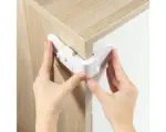 Hornbach Schrank- und Schubladensicherung zum Kleben weiß 3 Stück