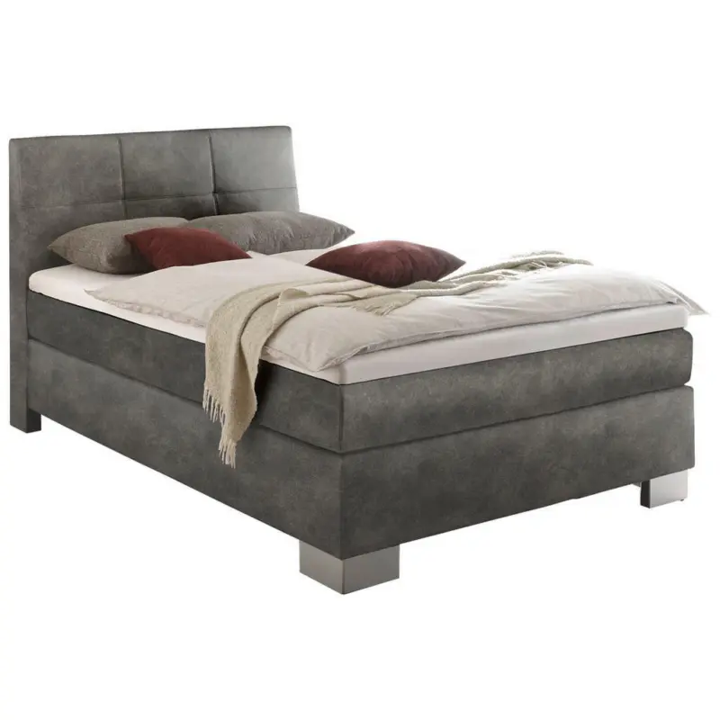 Boxspringbett 140/200 cm in Schlammfarben