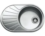 Hornbach Spüle Centa Electra 45 500x770 mm Edelstahl