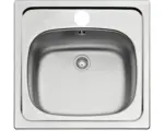 Hornbach Spüle Centa Gudja 50 510x500 mm Edelstahl