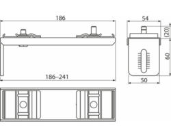 Doppelverankerung Alca 241 AS-P014-0800