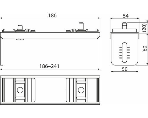 Doppelverankerung Alca 241 AS-P014-0800