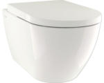 Hornbach Dusch-WC Set Jungborn DIO 59 Premium Tiefspüler ohne Spülrand weiß mit WC-Sitz