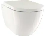 Hornbach Dusch-WC Set Jungborn DUE 59 Basic Tiefspüler ohne Spülrand weiß mit WC-Sitz