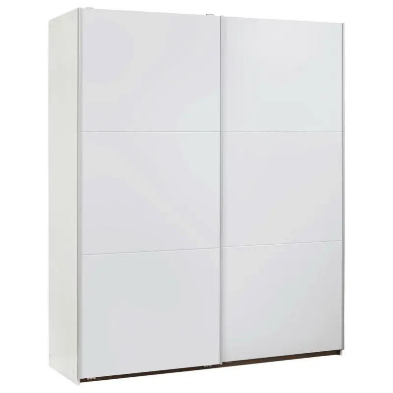 Schwebetürenschrank in Weiß