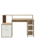 XXXLutz Lauterach - Ihr M&ouml;belhaus bei Bregenz Schreibtisch 139/54/92 cm in Wei&szlig;, Eichefarben