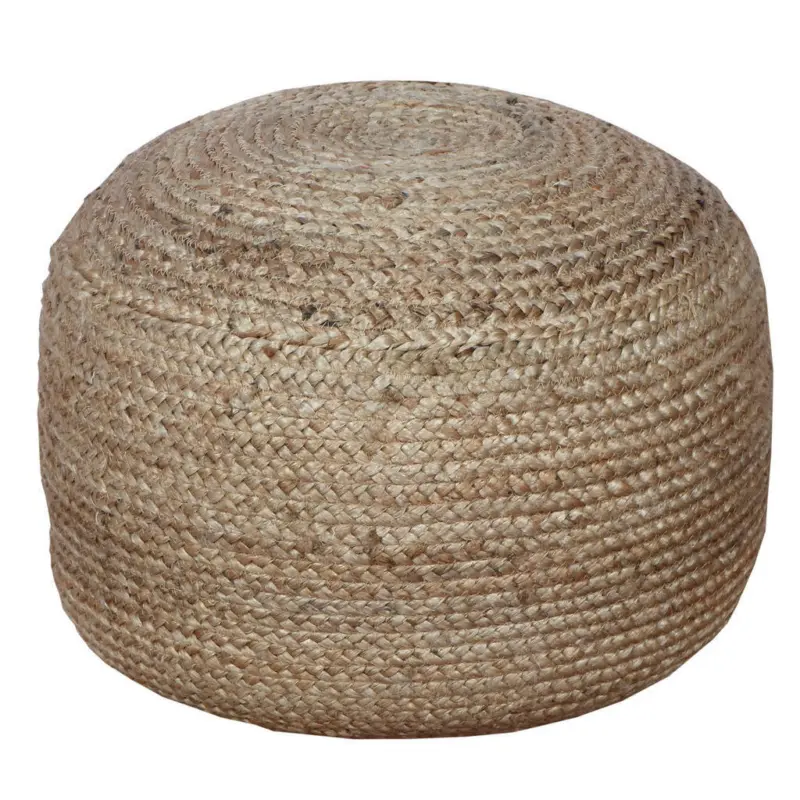 Pouf in Naturmaterialien
