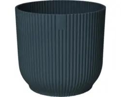 Übertopf elho Vibes fold rund mini Kunststoff Ø 7 cm H 6,5 cm blau