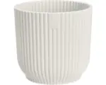 Hornbach Übertopf elho Vibes fold rund mini Kunststoff Ø 11,1 cm H 10,5 cm weiß