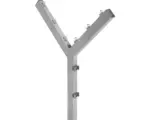 Hornbach Y-Pfostenaufsatz für Pfosten 60 x 40 mm inkl. 6 Drahthalter und Pfostenabdeckung verzinkt