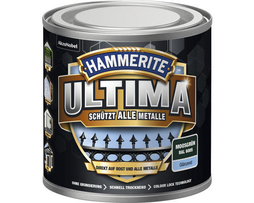 HAMMERITE Metallschutzlack Ultima glänzend moosgrün 250 ml