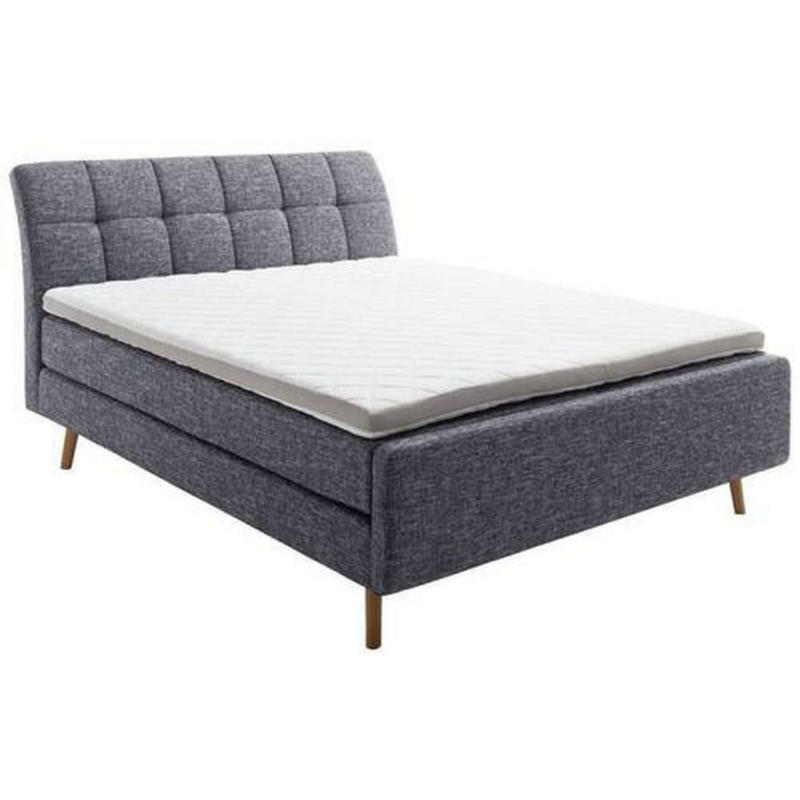 Boxspringbett 180/200 cm in Anthrazit