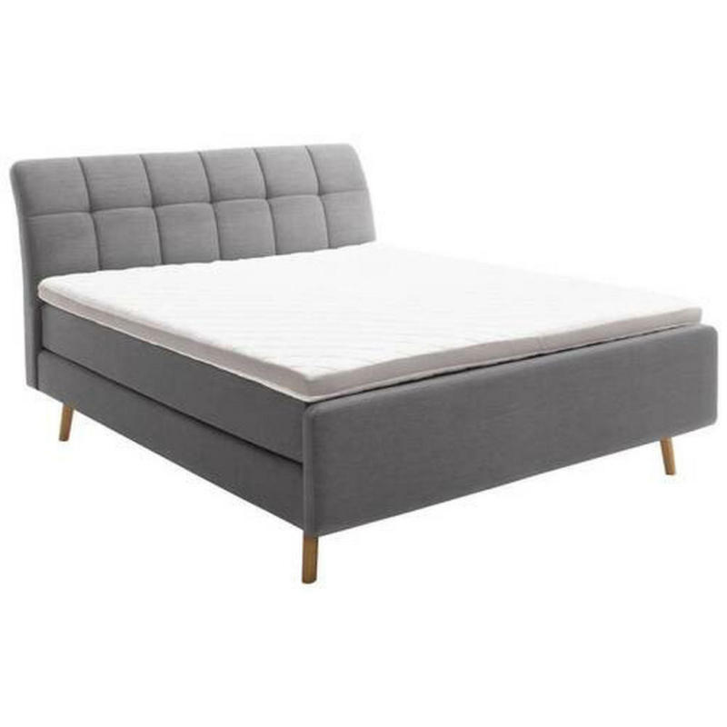 Boxspringbett 180/200 cm in Anthrazit