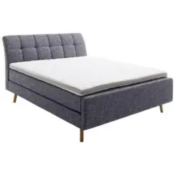 Boxspringbett 160/200 cm in Anthrazit