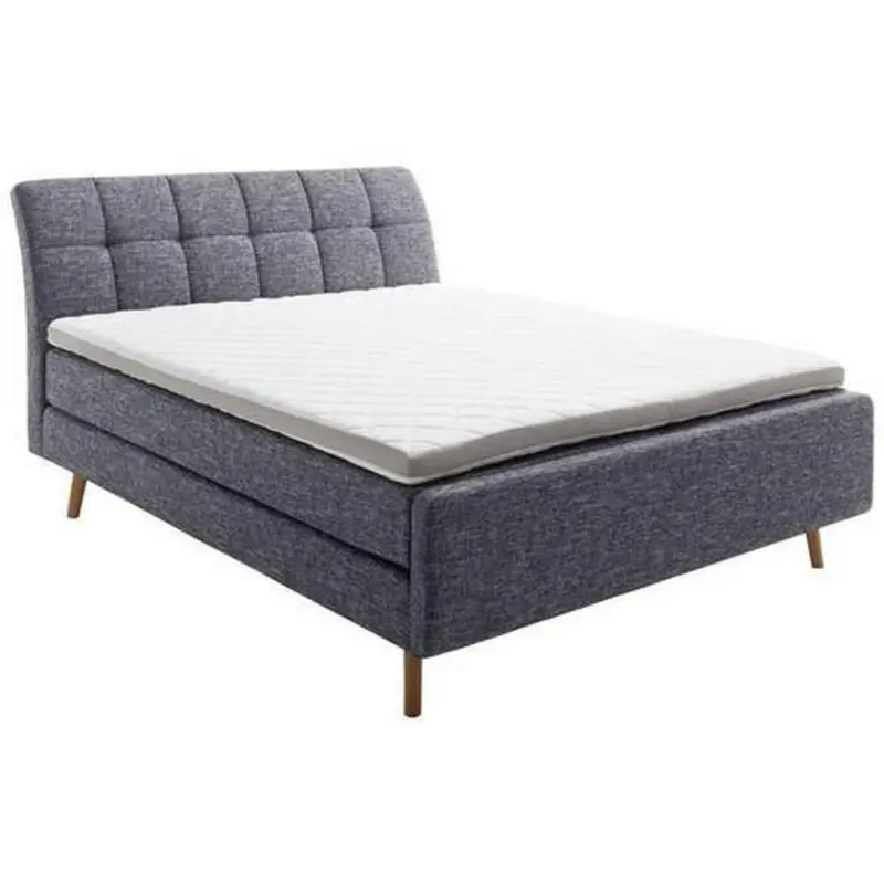 Boxspringbett 160/200 cm in Anthrazit